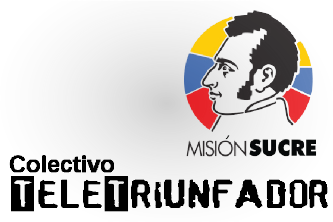 Misión Sucre, logo de colectivo TeleTriunfadores
