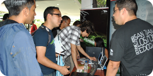 El CNTI con su stand de Canaima GNU/Linux ofreció a los asistentes la última versión del sistema venezolano