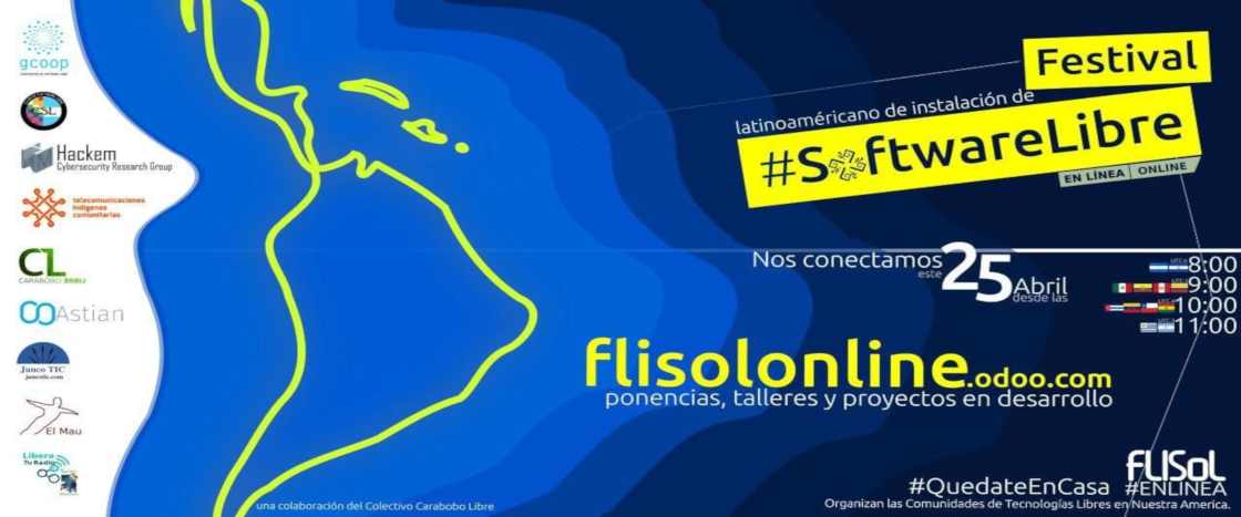 Logo Flisol Online 2020