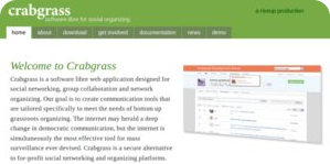 Crabgrass es un competidor fuerte en TIL para otras redes sociales