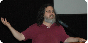Richard Stallman, programador informático y Presidente de Free Software Foundation